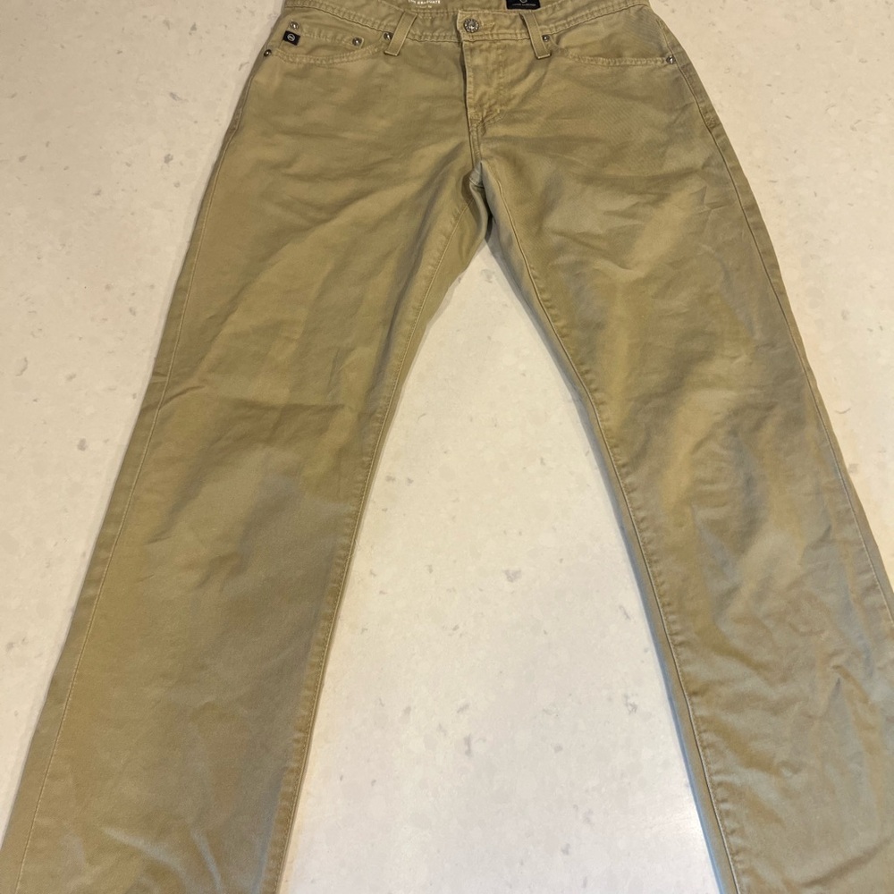 AG Adriano Goldschmied Khaki Chinos